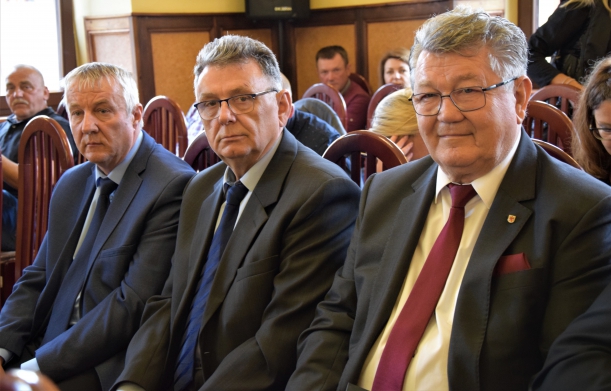 Zygmunt Dziewguć oraz odznaczeni.