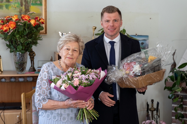 Stanisława Kocielowicz i Marcin Kordela