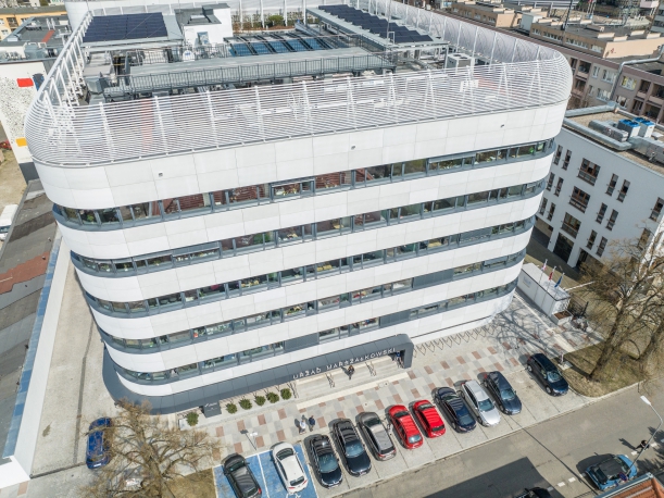 Nowa siedziba Urzędu Marszałkowskiego Województwa Zachodniopomorskiego w Szczecinie - widok z góry