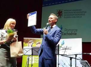 Z harcerzami spotkał się marszałek Olgierd Geblewicz.